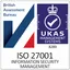ISO 27001 (information security) certified. Check on UKAS CertCheck (opens in a new tab)