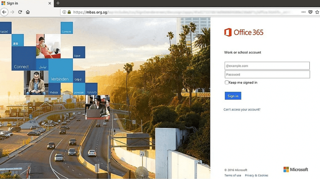 Phishing Scams – The False Sign-in 5 Phishing Page
