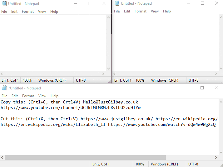 Our 10 Best Keyboard Shortcuts 4 Text Gif 3 | | Just Gilbey IT Solutions Ltd