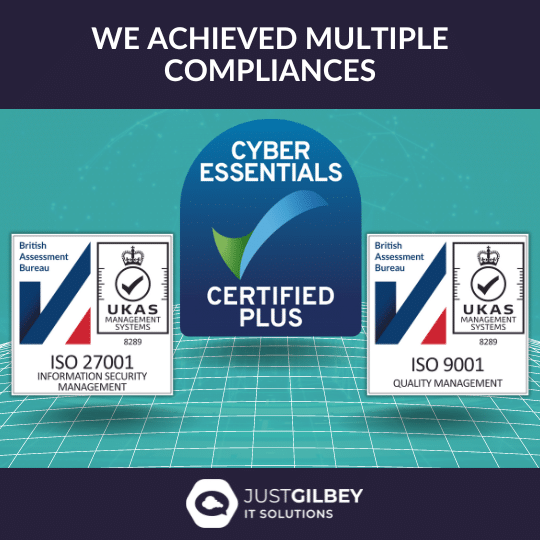 Certified | | Just Gilbey IT Solutions Ltd